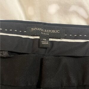Banana Republic Black Sloan Trousers